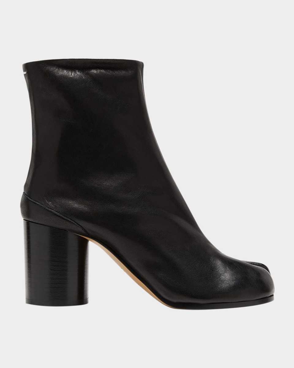 Tabi Leather Ankle Boots